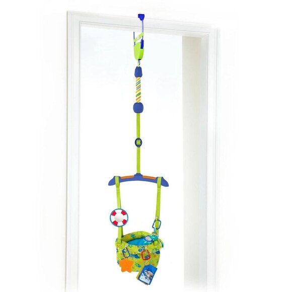 Baby Einstein Doorway Jumper Seat With Adjustable Straps & Fun Print For Kids - Picture 1 of 8